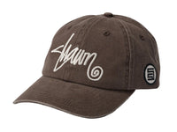 Shawn Script Strapback Cap - Dark Chocolate