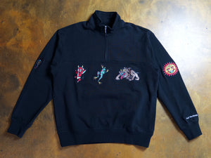 Bledsoe Quarter Zip Fleece - Black