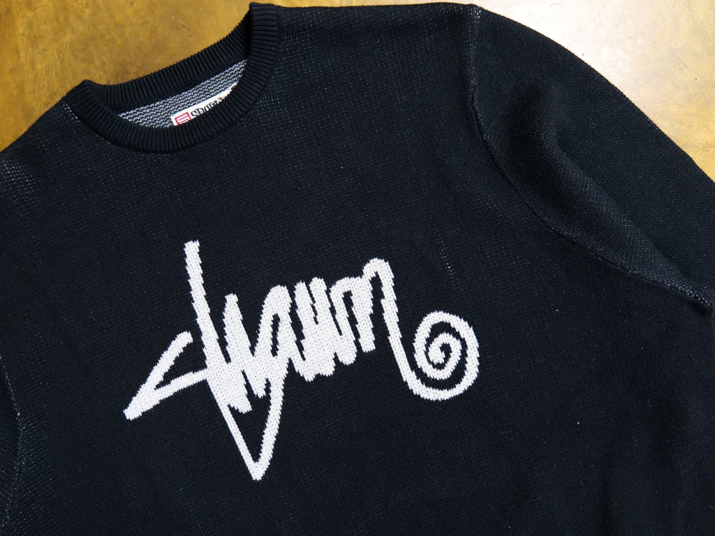 Shawn Script Knit - Black