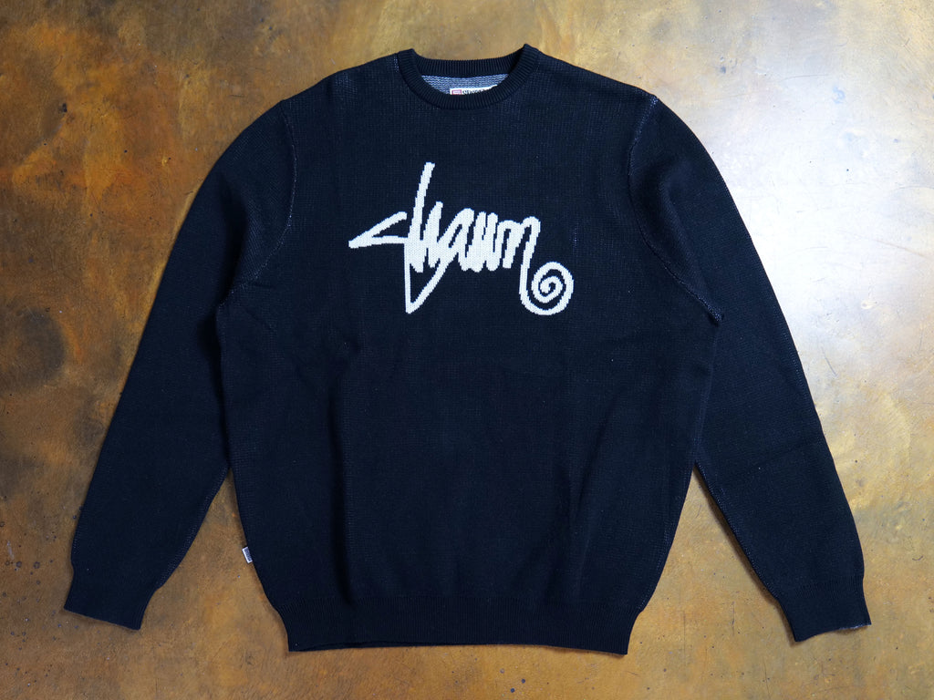 Shawn Script Knit - Black