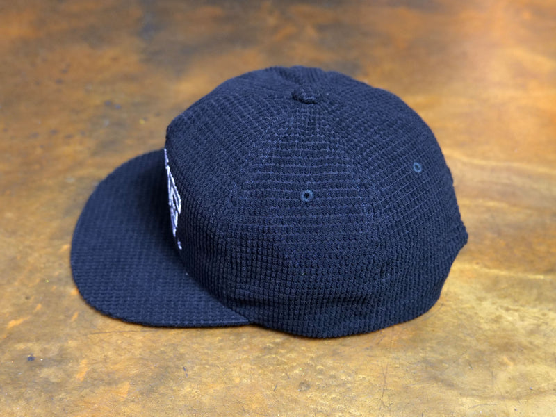 Arch Waffle Cord Snapback - Black