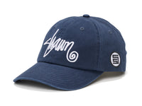 Shawn Script Strapback Cap - Navy