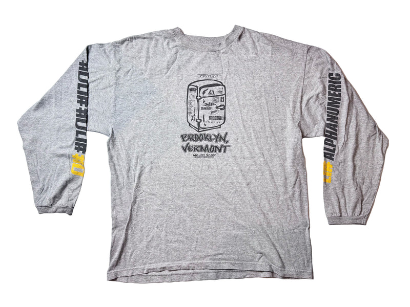 Vintage Mount Snow 15+ Colab Long Sleeve T-Shirt - Athletic Heather