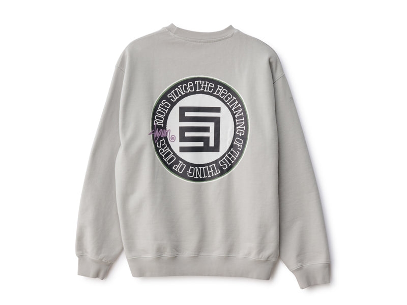 Roots Dot Crew Fleece - Washed Grey