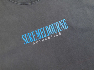 Little Lonsdale St. Heavyweight T-Shirt - Faded Coal / Blue