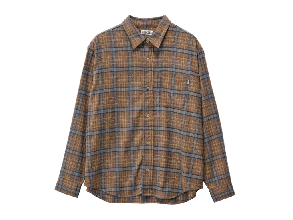 Mission Long Sleeve Shirt - Brown