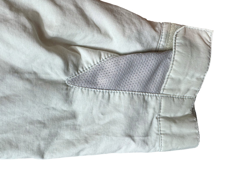 Vintage Mesh Lined Warm Up Jacket - Bone