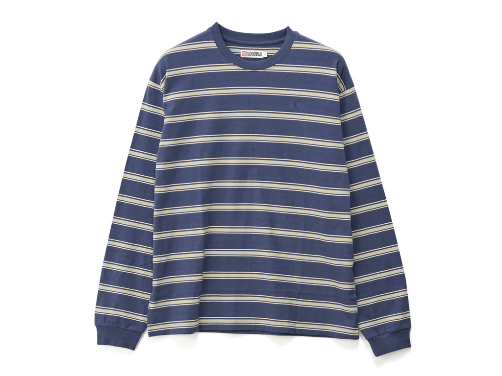 Big Stripe Long Sleeve T-Shirt - Navy