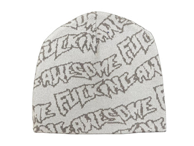 F.A. - Stamp Repeat Skully - Grey / Cream