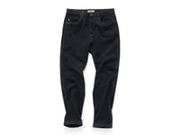Emb Denim Standard Jean - Faded Black