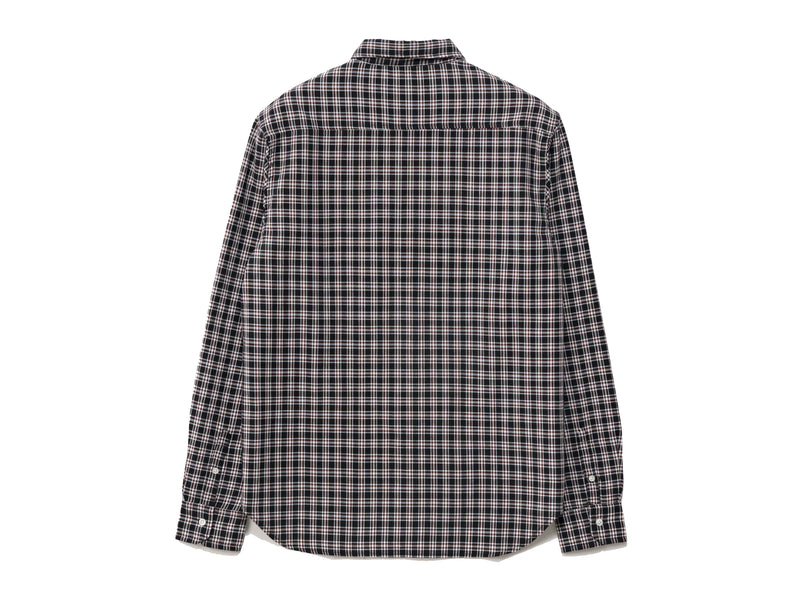 Script Check Shirt - Black