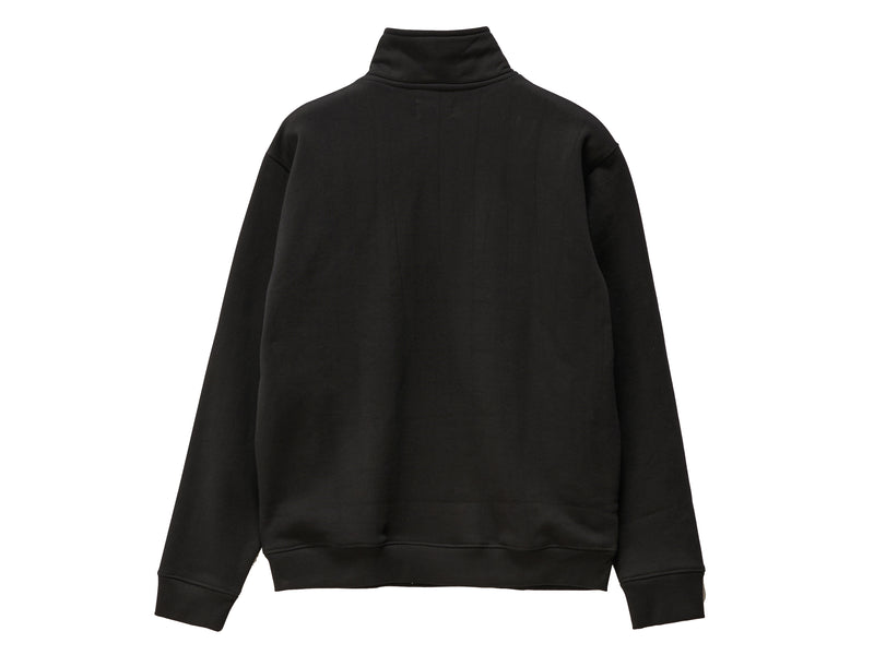 Funky 1/4 Zip Crew Fleece - Black