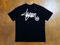 Shawn Script T-Shirt - Black