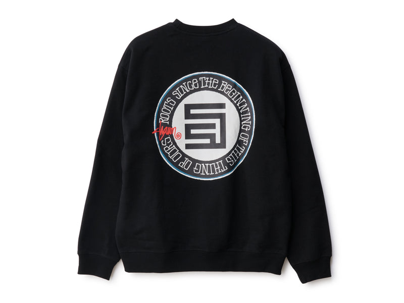 Roots Dot Crew Fleece - Black