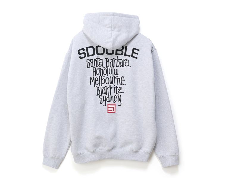 Cities Zip Thru Hooded Fleece - Ash Heather