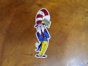 Jason Lee Cat in The Hat Sticker 5"