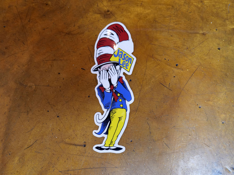 Jason Lee Cat in The Hat Sticker 5"