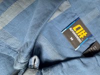 Vintage Plaid Short Sleeve Shirt - Blue