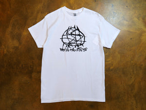 World Scribble Logo T-Shirt - White