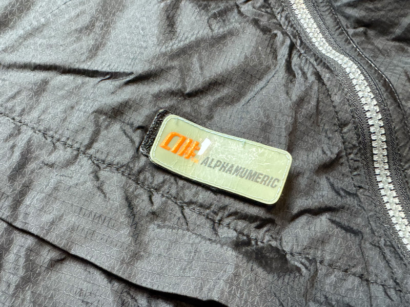 Vintage Women's Side Zip Polar Fleece Lined Spray Jacket - Black