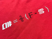 Vintage Equation T-Shirt - Red