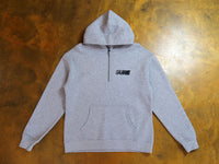 Banner Racing 1/2 Zip Hood Heavy Fleece - Grey / Black