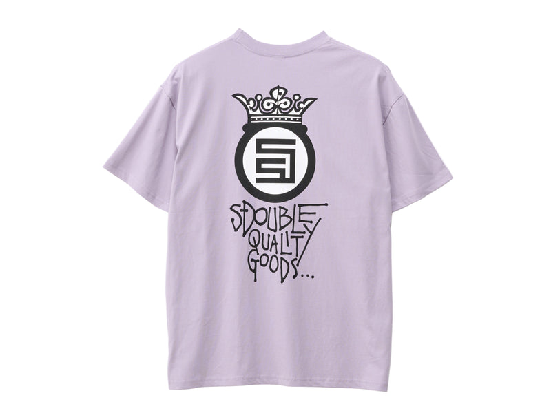 Crown Dot T-Shirt - Dusty Grape