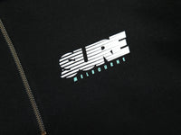 Banner Racing 1/2 Zip Hood Heavy Fleece - Black / White