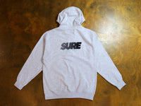 Banner Racing Zip Hood Fleece - Grey / Black