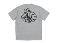 AB Atlas Monogram T-Shirt - Grey Melange / Black