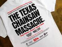 The Texas Chainsaw Massacre Box Office T-Shirt - White