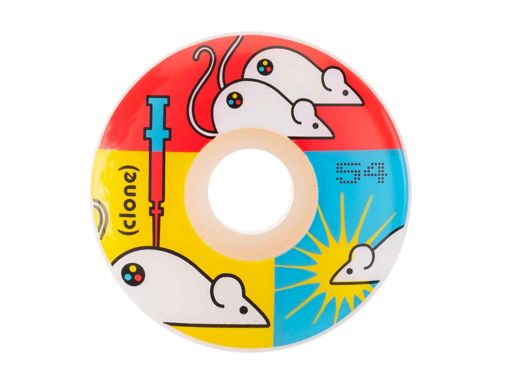 99D Clone Replicate Wheels - White 54mm