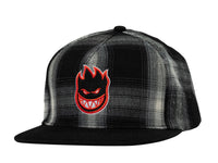 Bighead Fill Plaid Cap - Black / Red