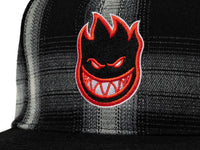 Bighead Fill Plaid Cap - Black / Red