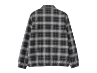 Blended Check Zip Jacket - Black