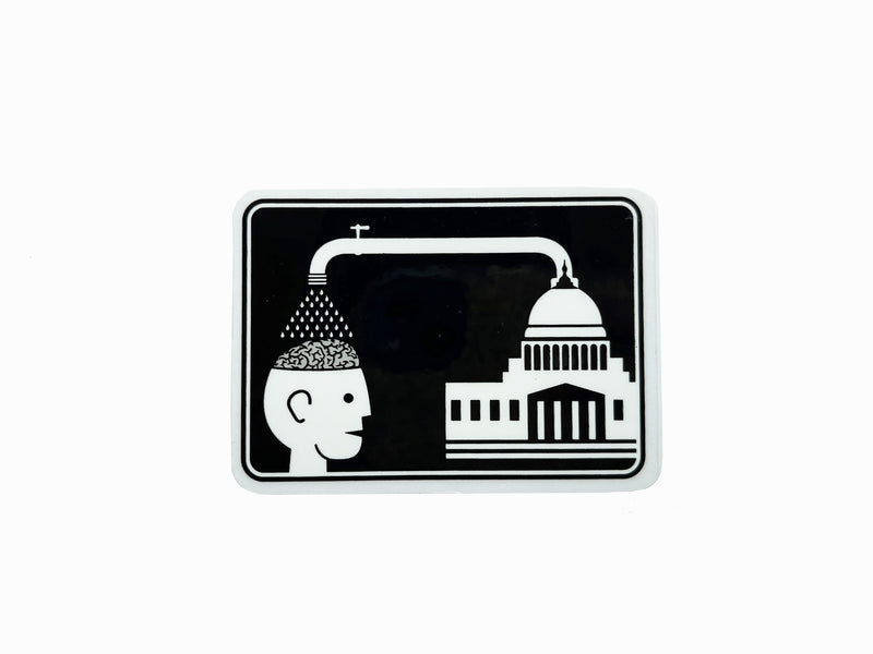 Brainwash Sticker