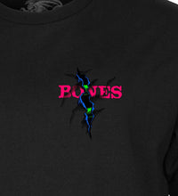 Shred Blacklight T-Shirt - Black