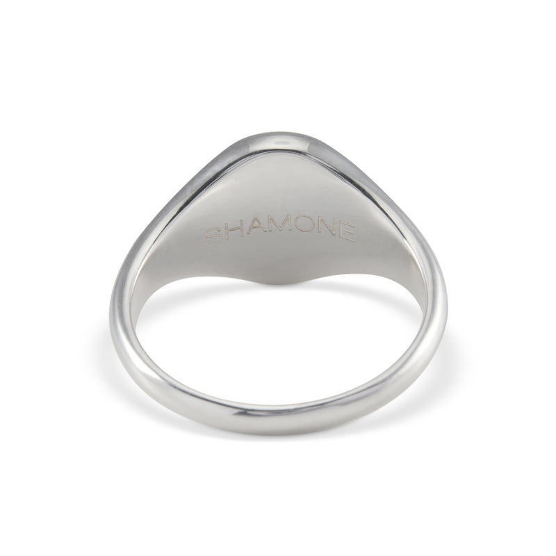 Costello Sterling Silver Oval Signet Ring