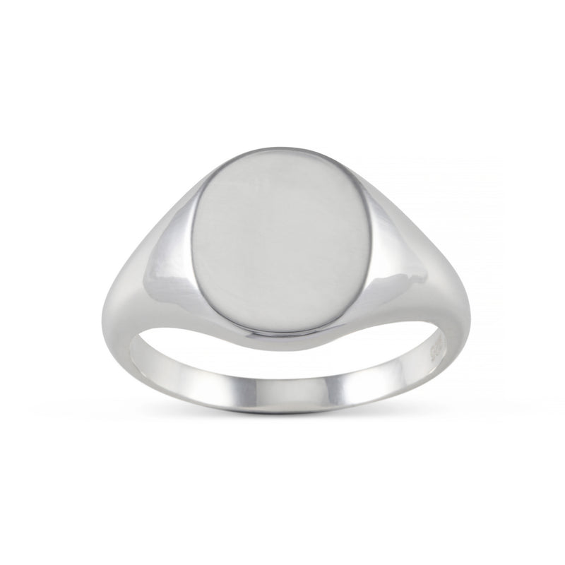 Costello Sterling Silver Oval Signet Ring