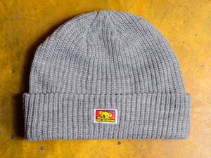 Clippy Cable Beanie - Grey Marle