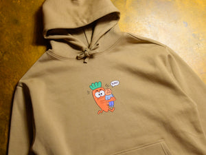 Carrot Carry Hooded Fleece - Sand