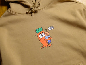 Carrot Carry Hooded Fleece - Sand