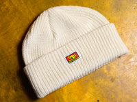 Clippy Cable Beanie - Ecru