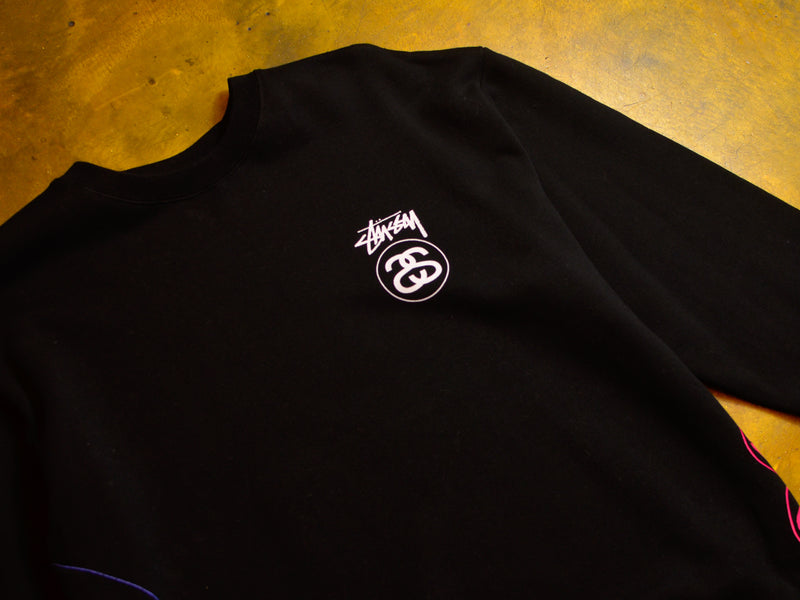 Strike Fleece Crew - Pigment Black