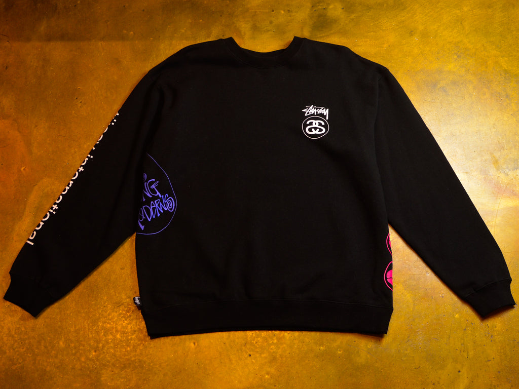 Strike Fleece Crew - Pigment Black