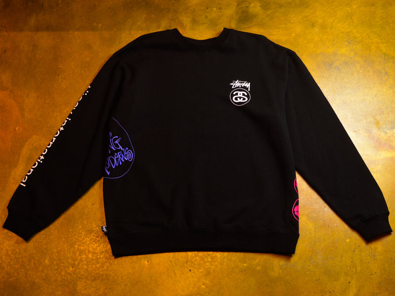 Strike Fleece Crew - Pigment Black