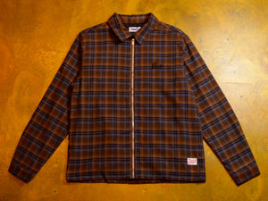 Script Zip Shirt - Rust