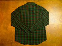 Flower Check LS Shirt - Green