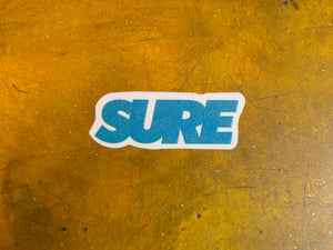 Banner Sticker Small - Teal