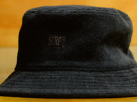Crew Label Terry Bucket Hat  - Black
